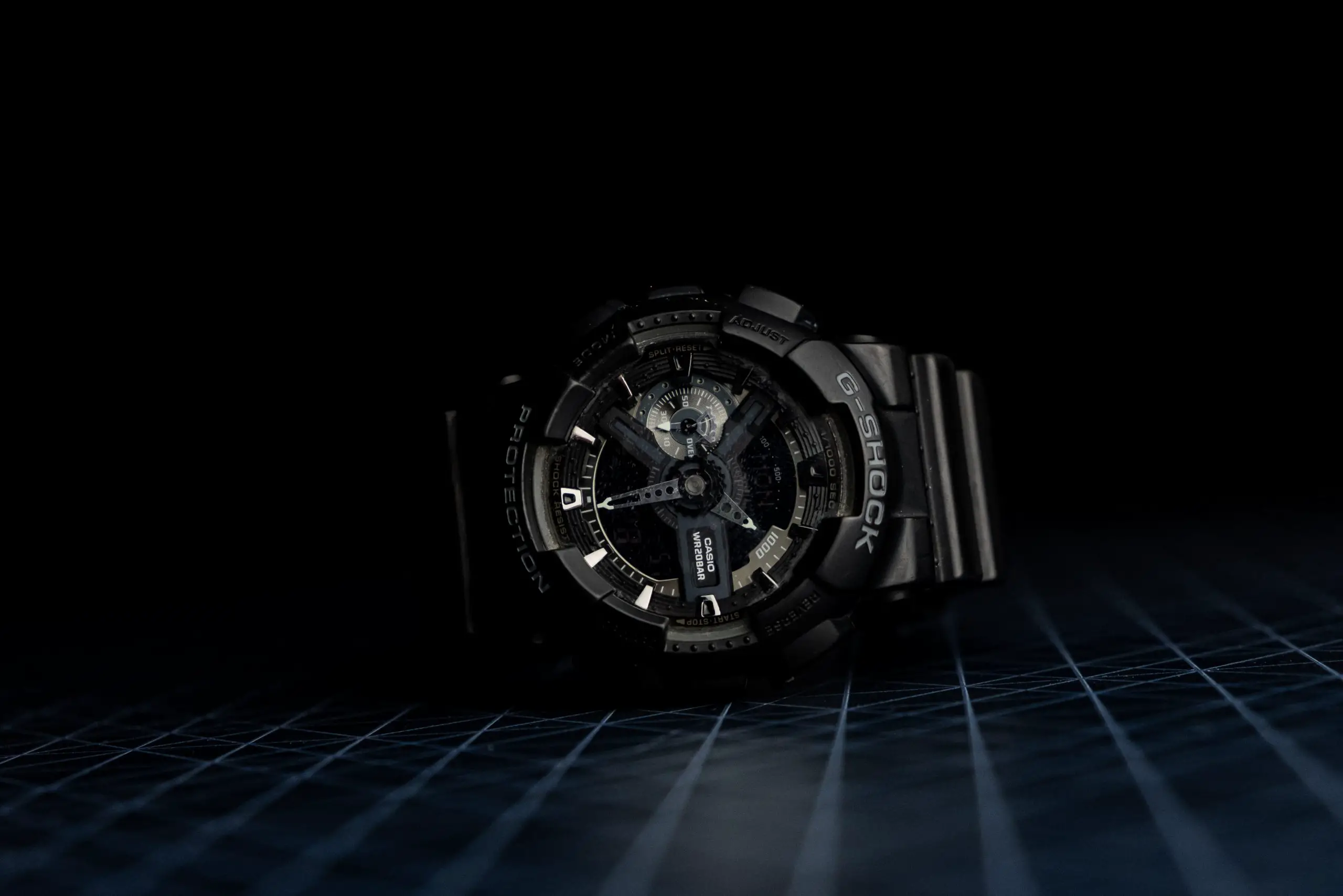 how to set time on g shock wr20bar analog