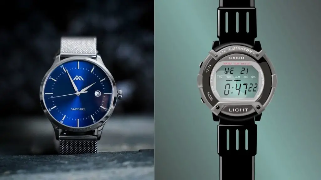 analog vs digital watches