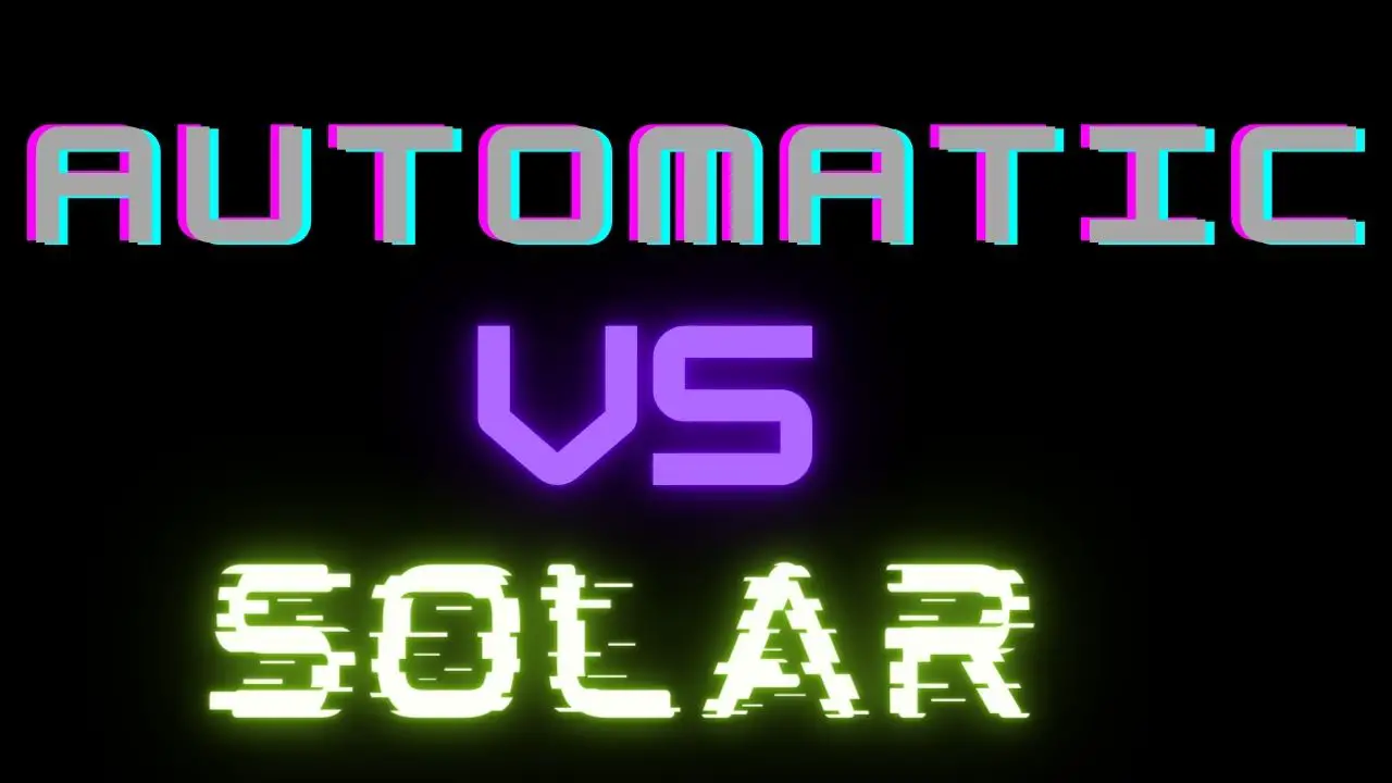 automatic vs solar watches