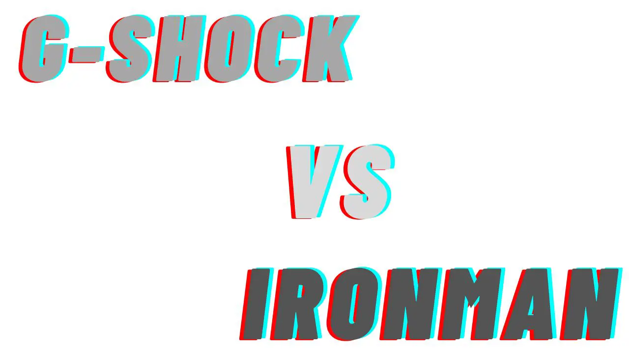 g shock vs ironman